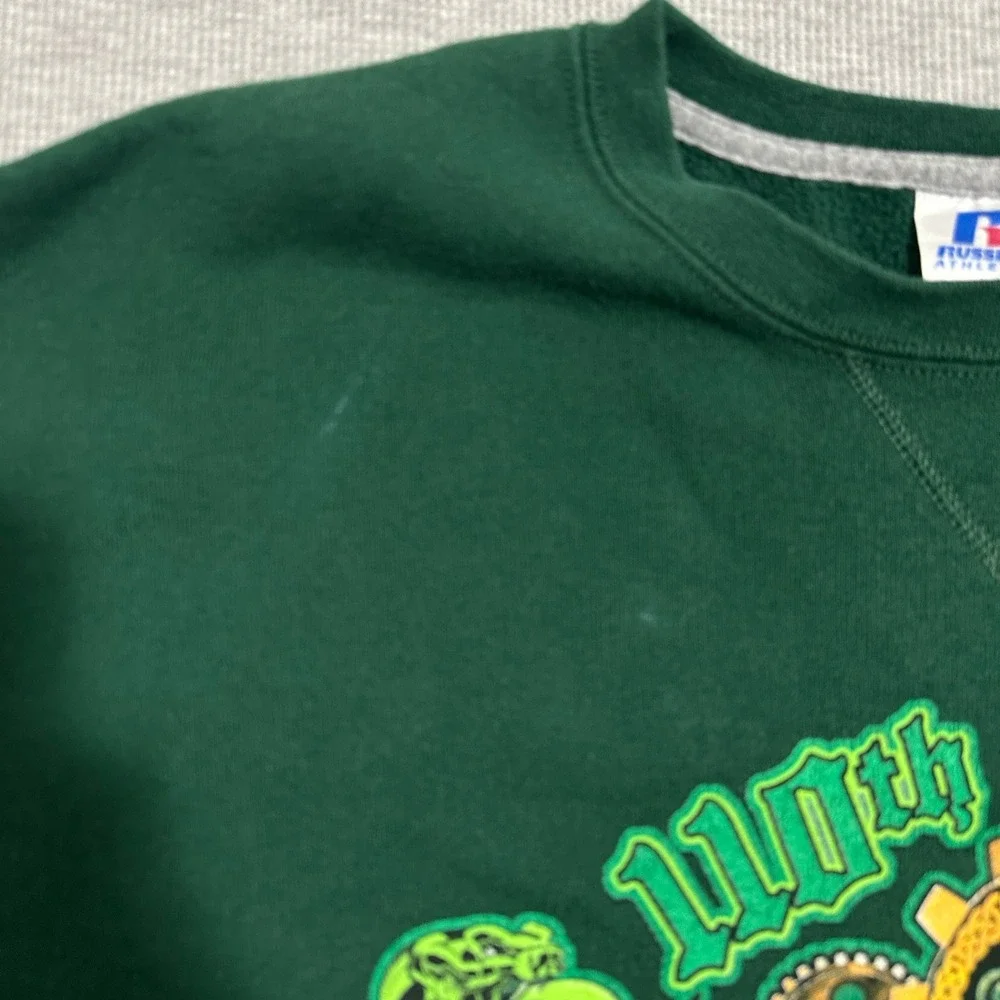 Russell Athletic Mens XL Green St Patricks Day 2018 UMR MSM Sweatshirt - Picture 4 of 9